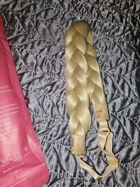 Blonde Braided Ponytail Hairpiece for Women